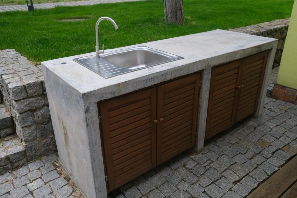 Exterior Cabinet Installation in Pearland