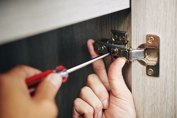 Cabinet Hinge Installation in Pearland